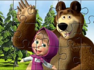 Masha Puzzle Time Online Game