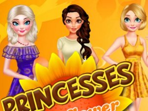 Princesses Sunflower Delight Dress Up Game