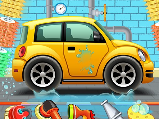 Kids Car Wash Service Auto Workshop Garage Online Game