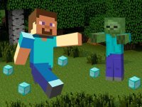 Minecraft Hidden Diamond Blocks Online Puzzle Game
