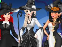 Black and White Halloween Dress Up Game
