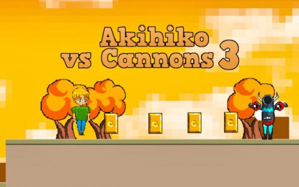 Akihiko vs Cannons 3: Platformer Challenge Online Game