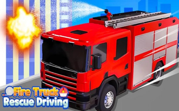 Fire Truck Rescue Driving Simulator Online Game