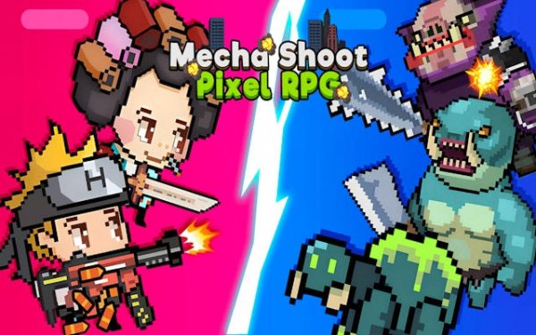 Mecha Shoot Pixel RPG - Action Precision Fighter Online Game