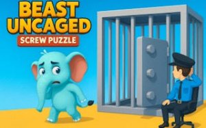 Cage Escape Screw Puzzle