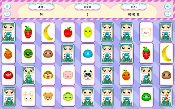 Kawaii Memory Cards Online Game