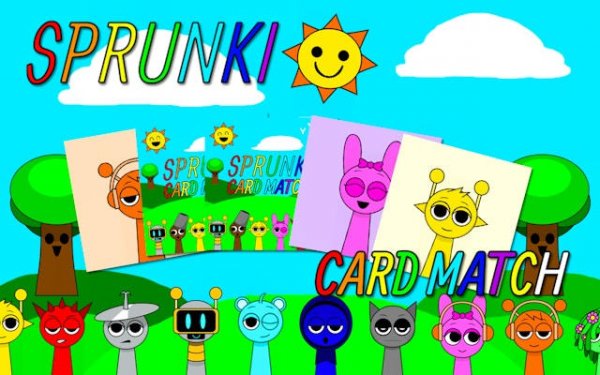 Sprunki Memory Card Match Online Puzzle Game