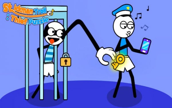 Stickman Thief Puzzle: Steal & Sneak Online Game